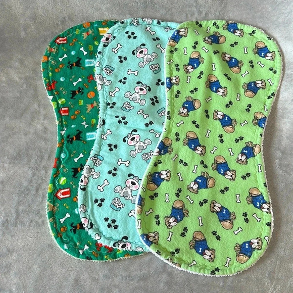 NWOT - set of 3 of  the worlds best burp clothes - Picture 1 of 6